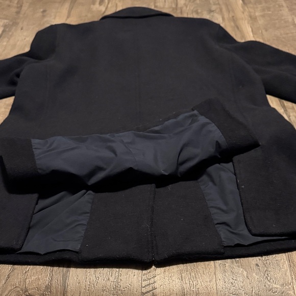 J. Crew Women's Classic Navy Pea Coat - Size M - Picture 6 of 12